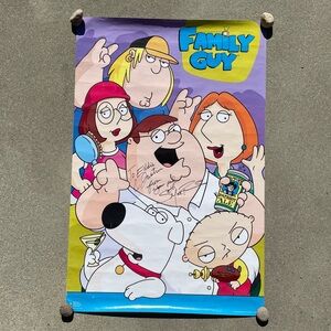 Seth Macfarlane Signed Early 2003 Family Guy 20th Century Fox Poster
